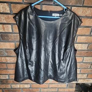 Calvin Klein fo leather top